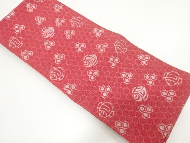 Japanese Kimono / Antique / Hanhaba Obi Combined weave